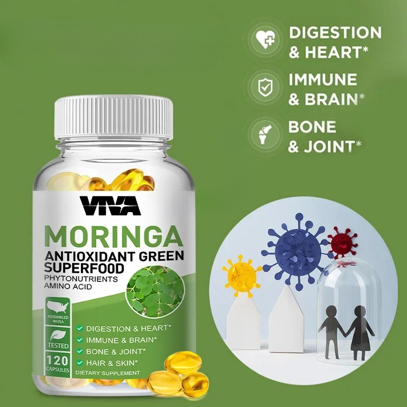 Moringa 1000mg Capsules, An An - огляд і ціна Moringa Leaf Powder