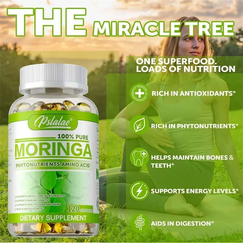 Moringa Capsules - Antioxidant - огляд і ціна Moringa Leaf Powder