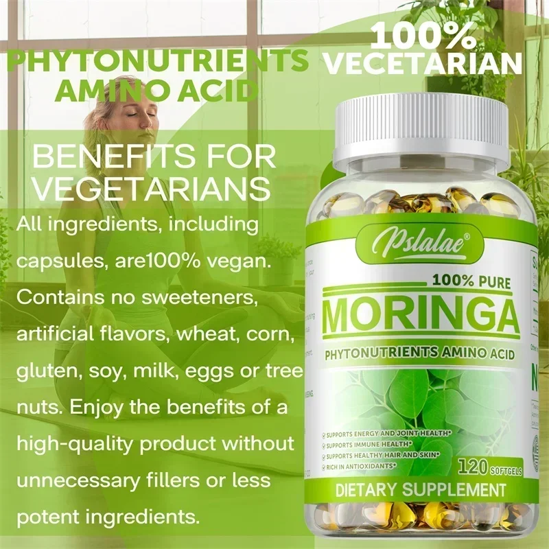 Moringa Capsules - Antioxidant - огляд і ціна Moringa Leaf Powder