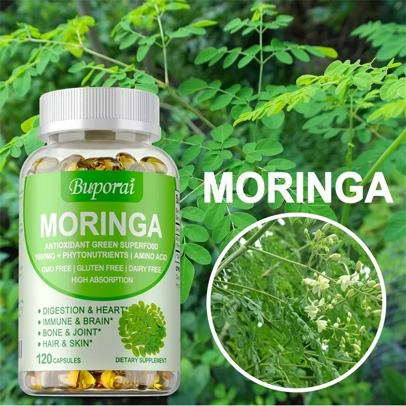 Moringa Capsules - Boosts Meta - огляд і ціна Moringa Leaf Powder