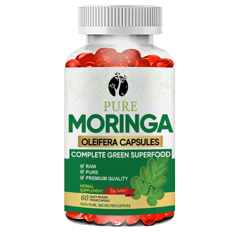 Moringa Capsules -60 Capsules  - огляд і ціна Moringa Leaf Powder