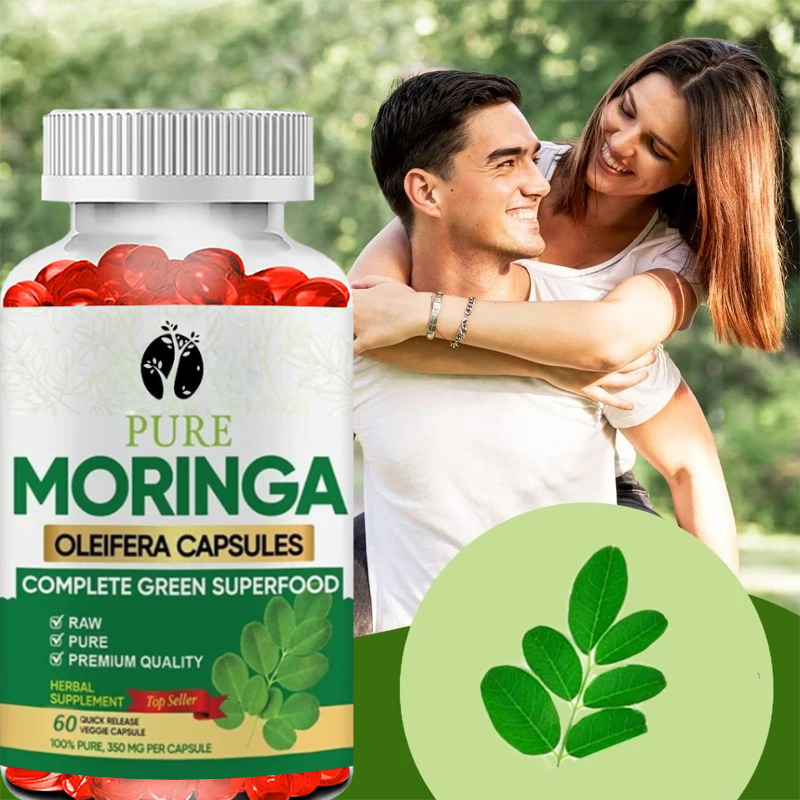 Moringa Capsules -60 Capsules  - огляд і ціна Moringa Leaf Powder