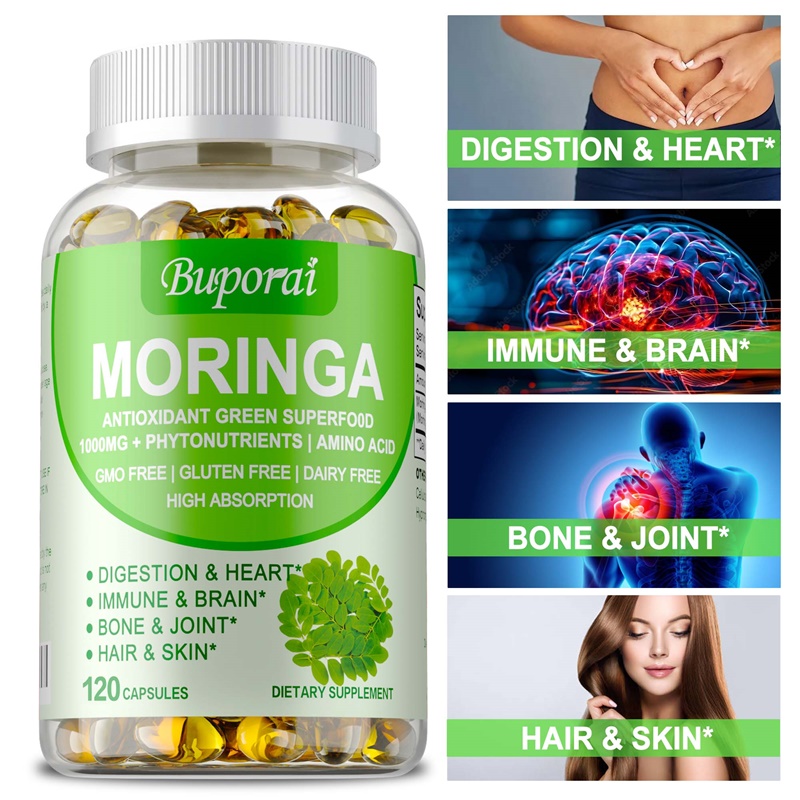 Moringa - Boost Energy & Metab - огляд і ціна Moringa Leaf Powder