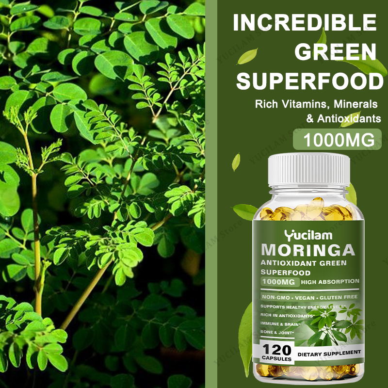 Moringa Organic 1000 mg, 7-in- - огляд і ціна Moringa Leaf Powder