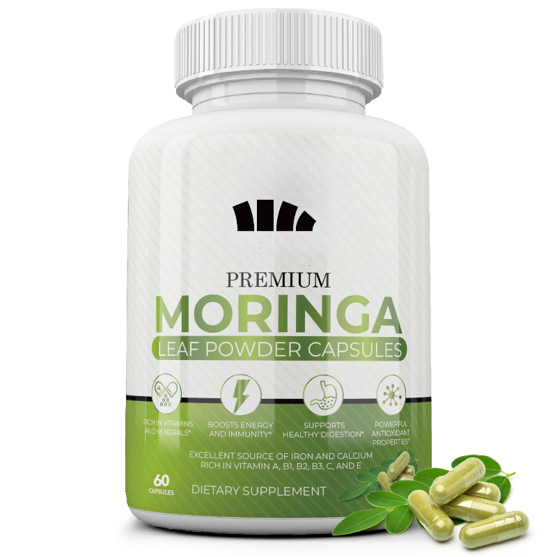 Natural Moringa Capsules -100% - огляд і ціна Moringa Leaf Powder
