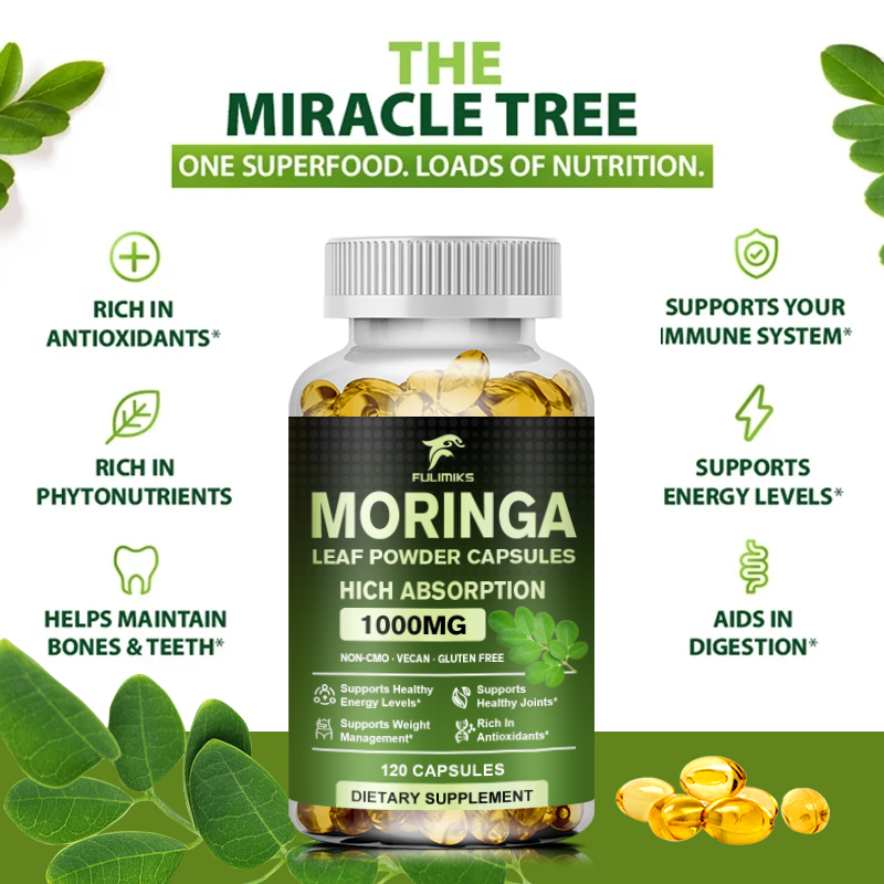 High Absorption Moringa Oleife - огляд і ціна Moringa Leaf Powder