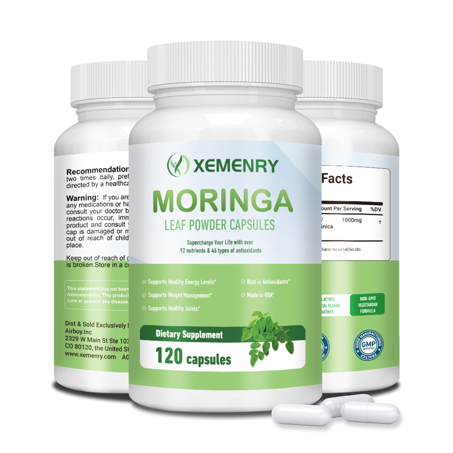 Moringa Capsules - Weight Mana - огляд і ціна Moringa Leaf Powder