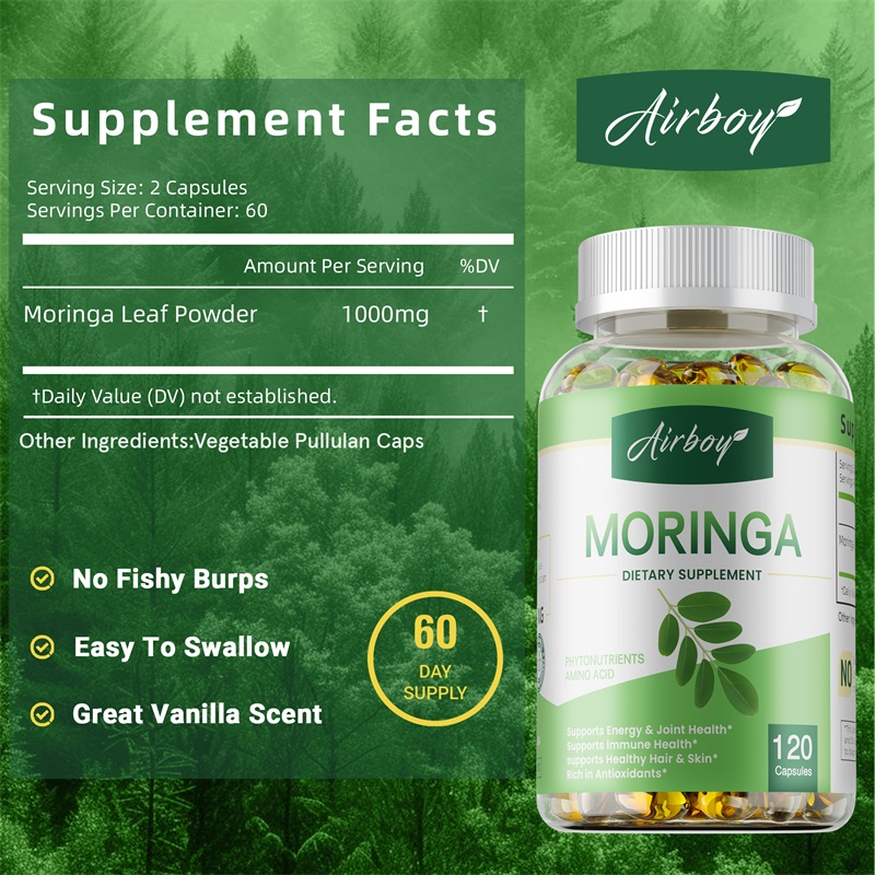 Moringa Supplements - Antioxid - огляд і ціна Moringa Leaf Powder