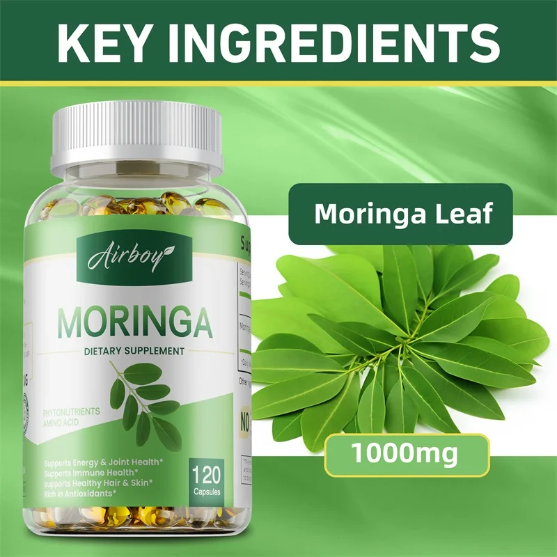 Moringa Supplements - Antioxid - огляд і ціна Moringa Leaf Powder