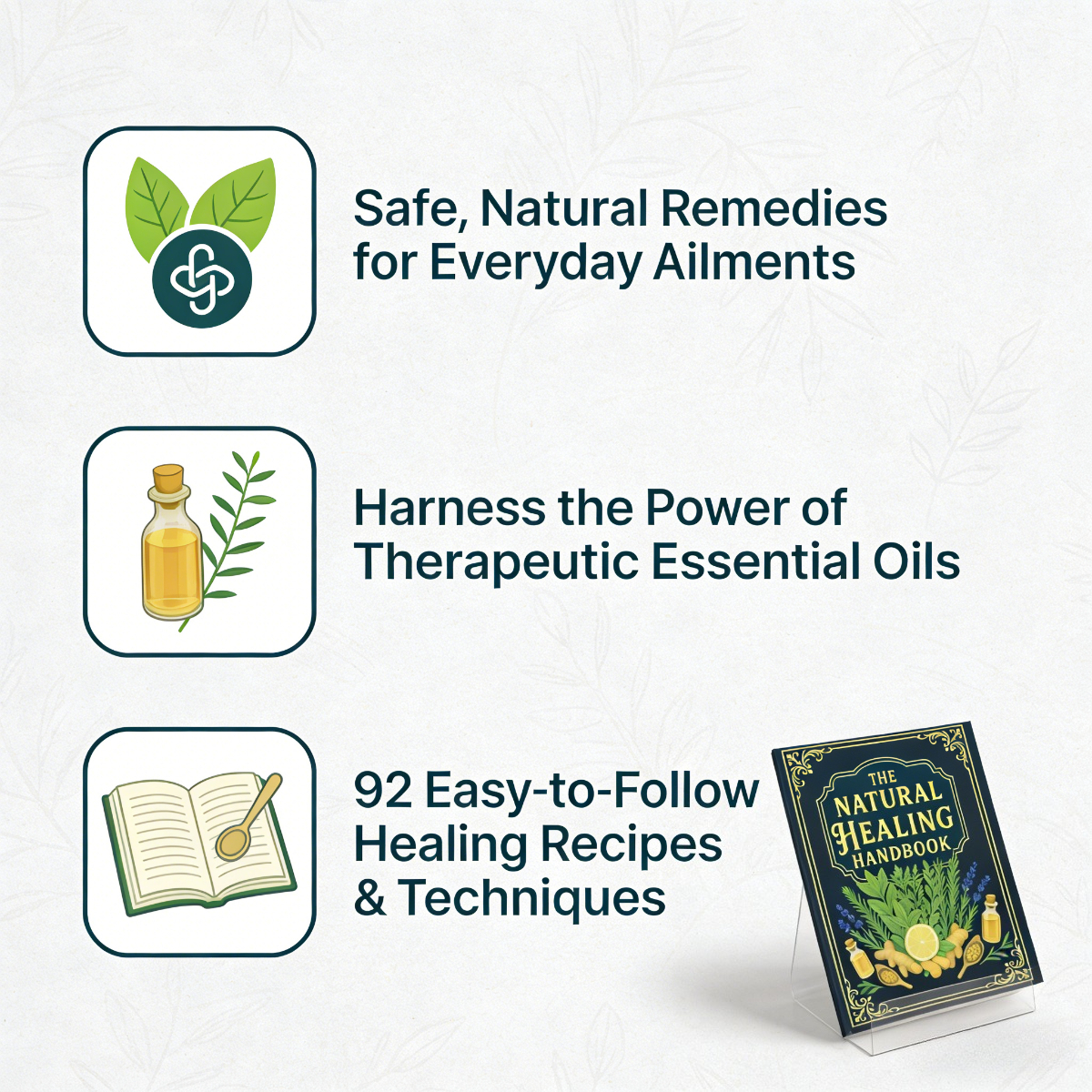 The Natural Healing Handbook:  - огляд і ціна Herbal Holistic Wellness