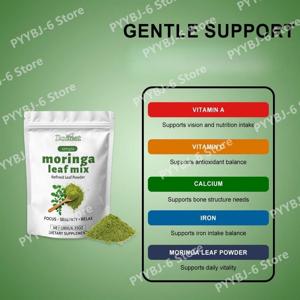 Docteat Moringa Leaf Powder, R - огляд і ціна Moringa Leaf Powder